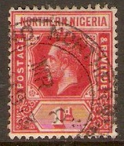 Northern Nigeria 1912 1d Red. SG41.